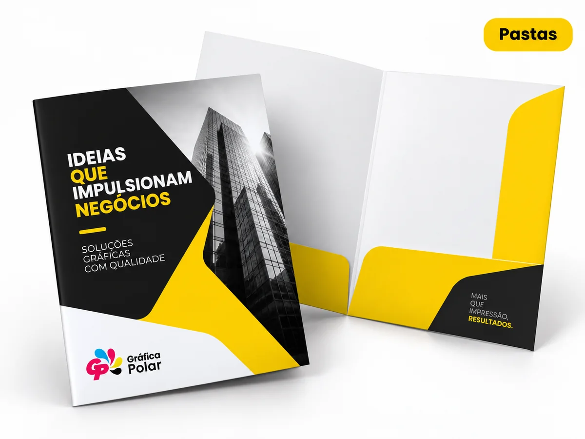 Mockup de pastas corporativas